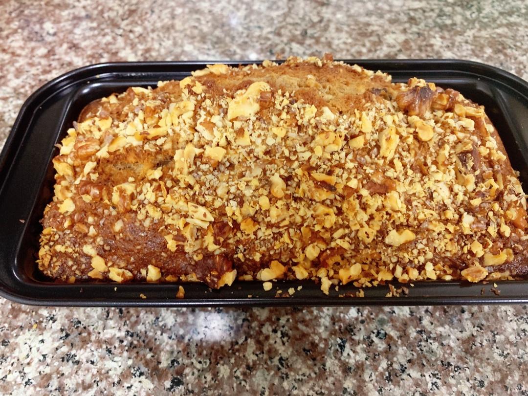 香蕉核桃磅蛋糕 Banana & Walnut Pound Cake