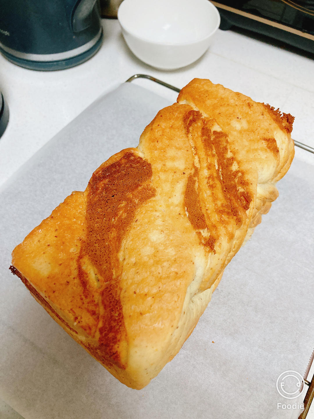 奶酥吐司（家庭版爸爸糖奶酥吐司）