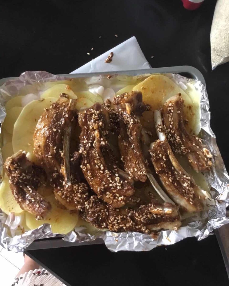 地道蒙餐：烤羊排(家用烤箱版)