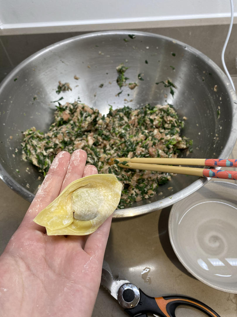 青荠菜馄饨