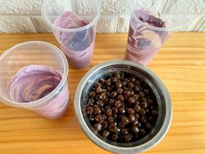 香醇浓郁❗️完胜奶茶店，自制芋泥厚厚牛乳的做法 步骤5