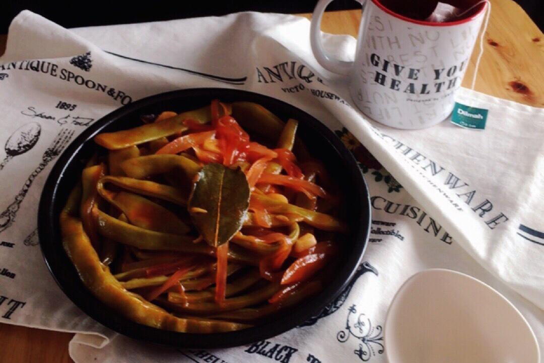 希腊式炖四季豆<Green beans stew >的做法