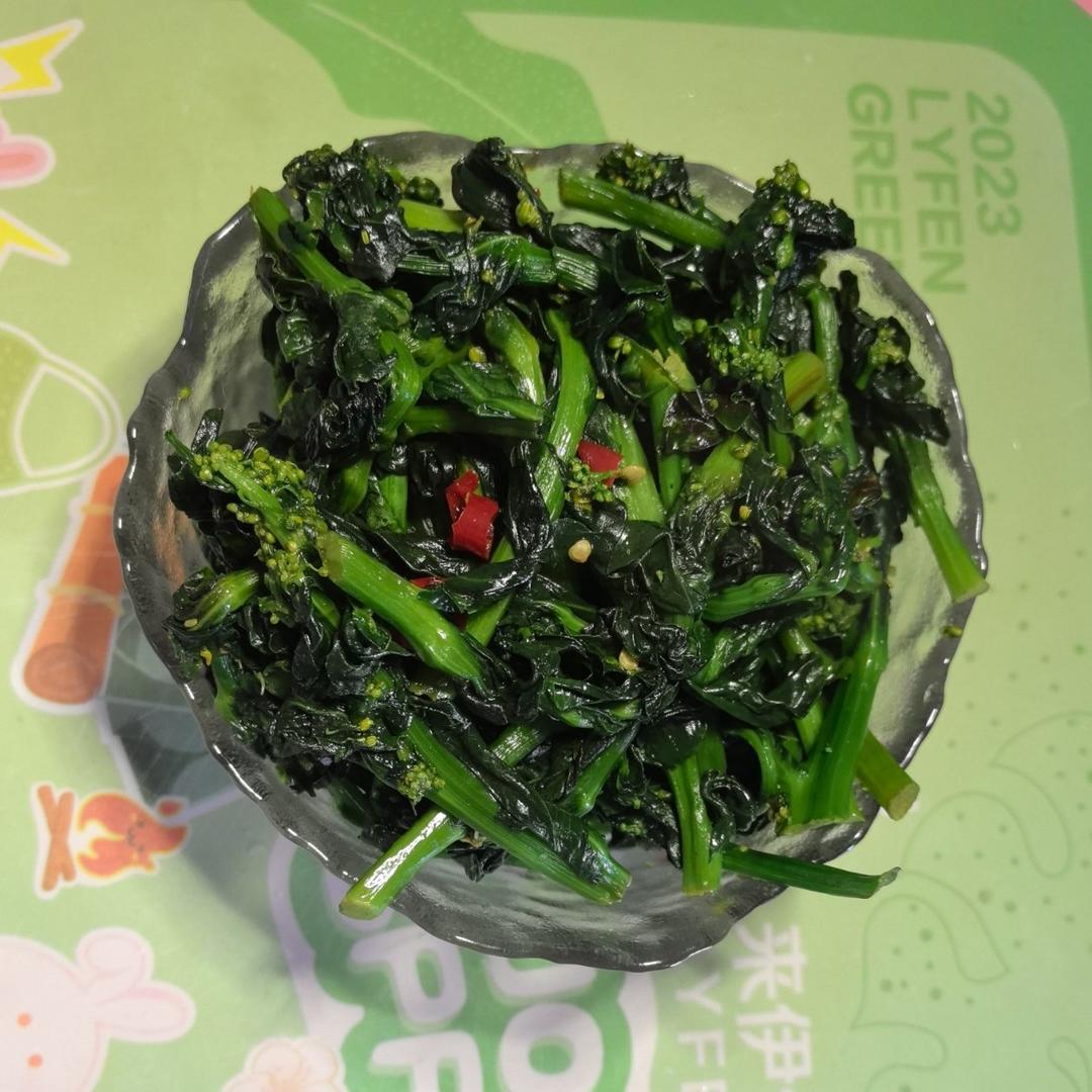素炒青菜苔