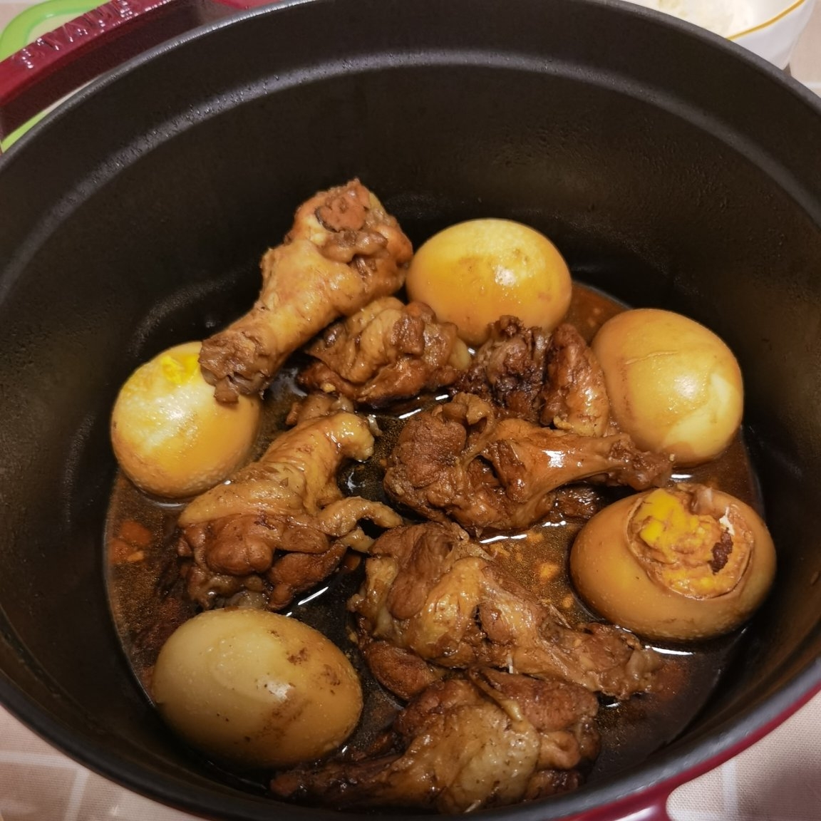 爆好吃的卤鸡腿 卤蛋❗电饭煲 炒锅都可以做~