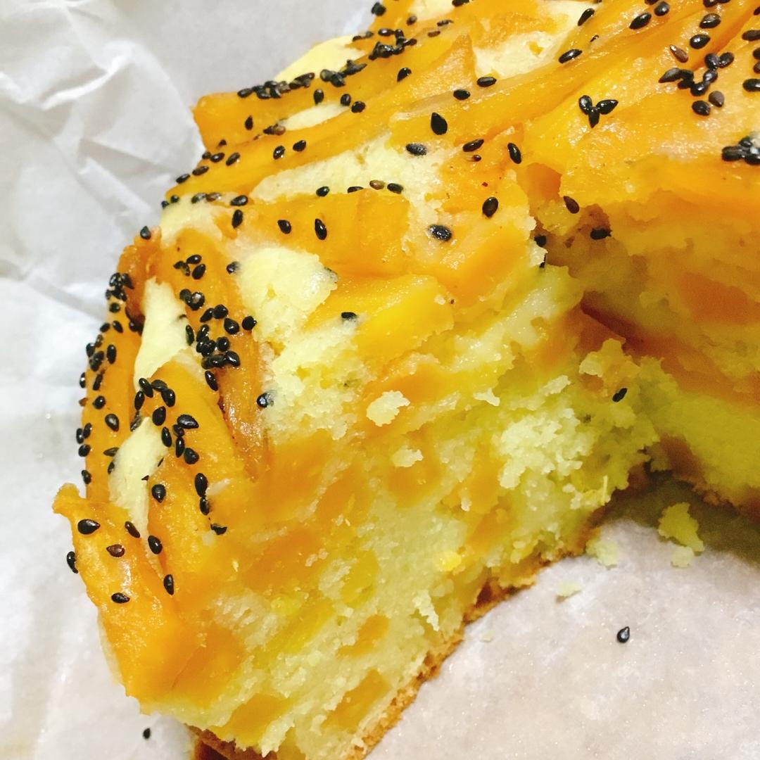 香甜的红薯条蛋糕