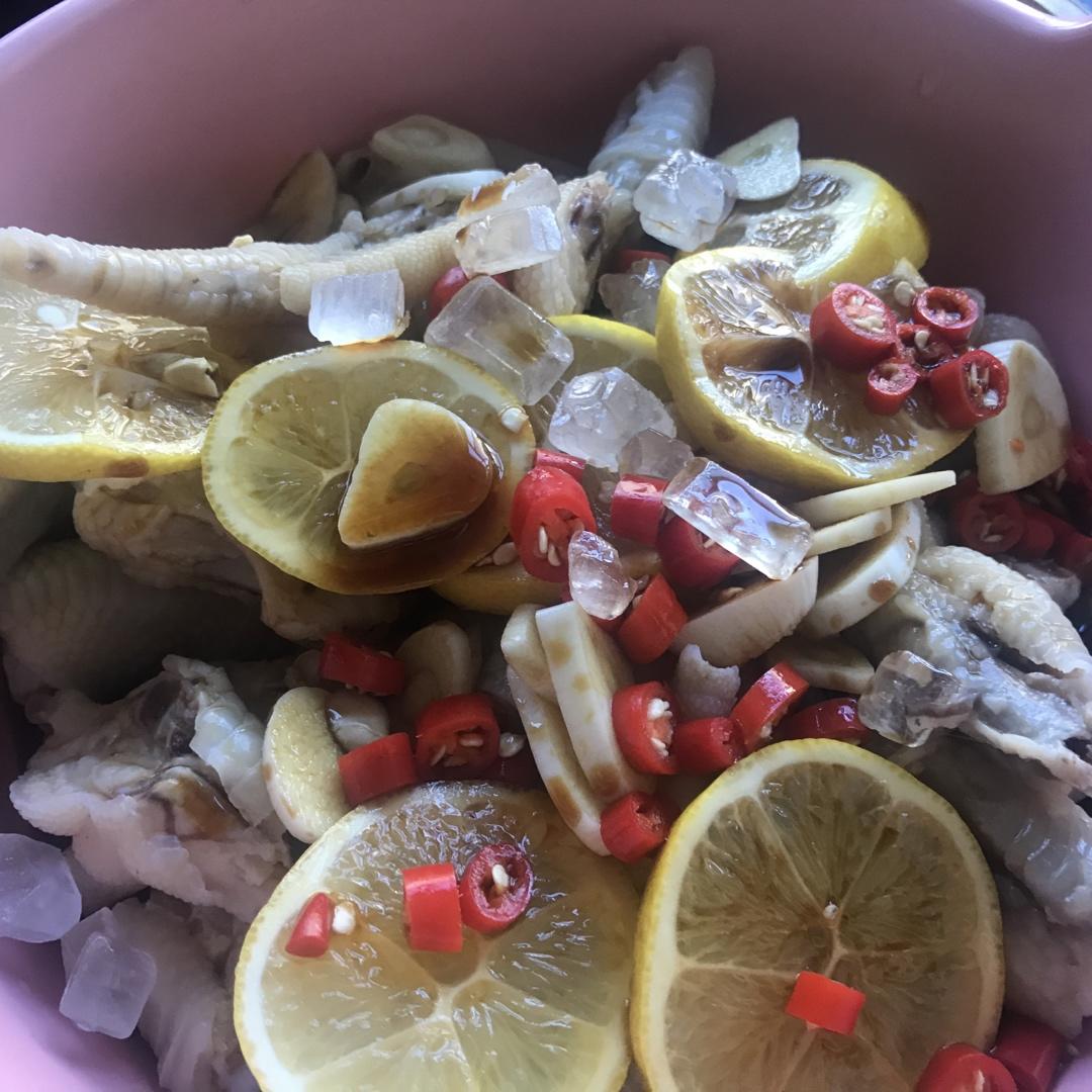 吃不腻的网红柠檬鸡爪🍋