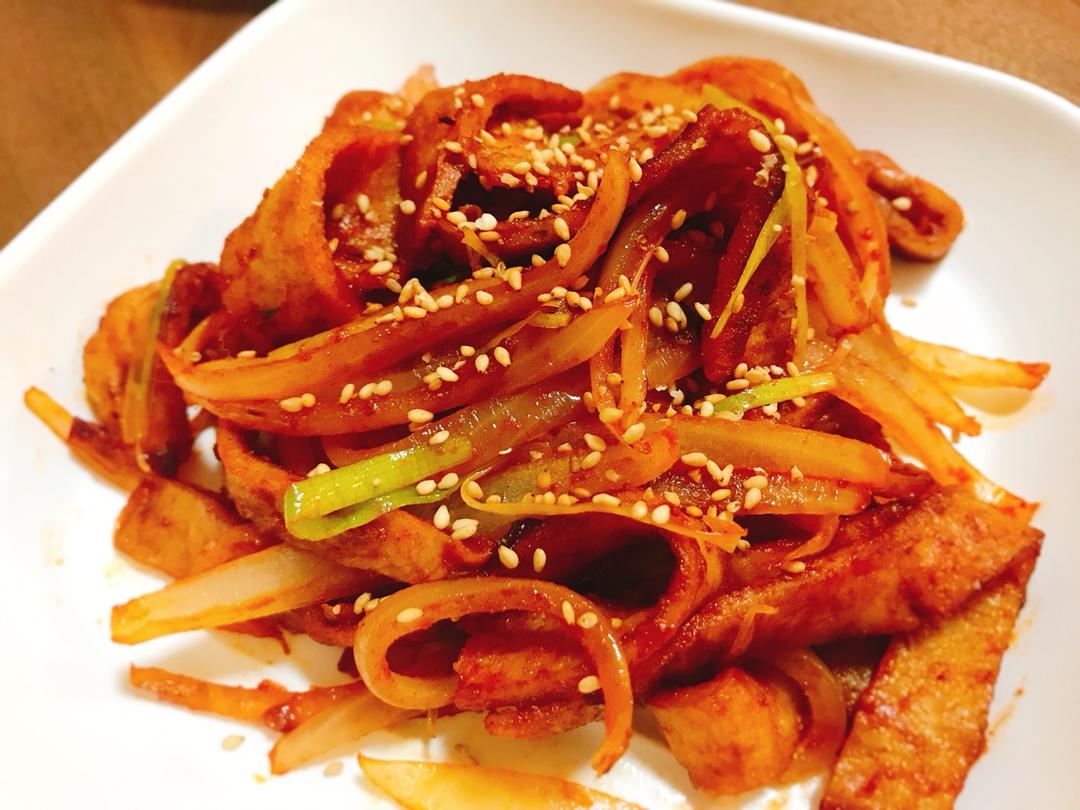 felicity-c做的韩式炒鱼饼