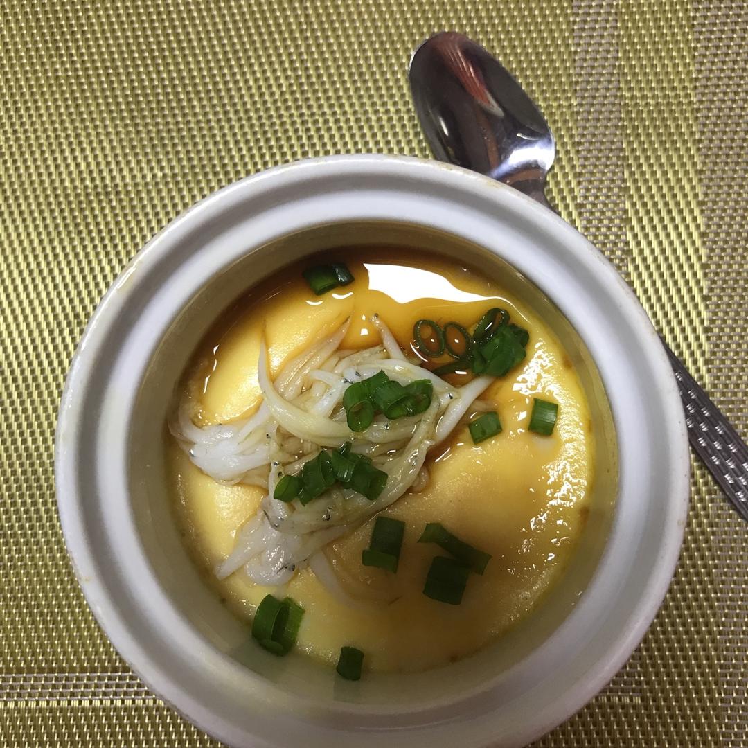 哈哈哈---做的银鱼鸡蛋羹