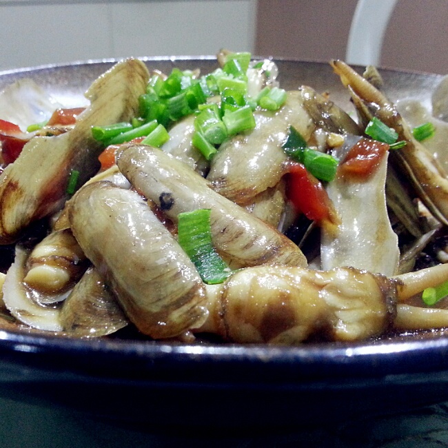 爆炒蛏子