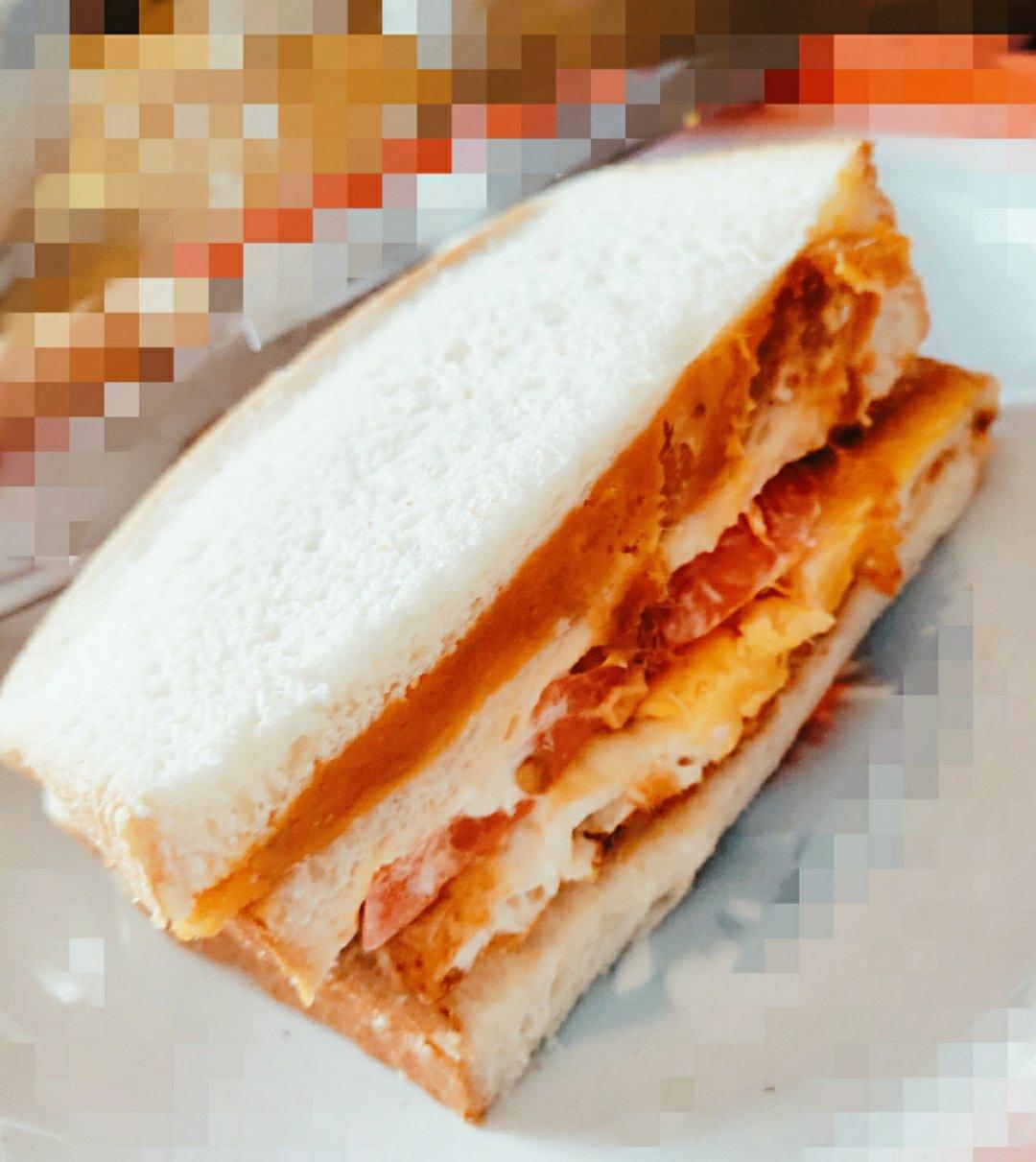 紫薯芋泥/鸡蛋肉松三明治大全🥪