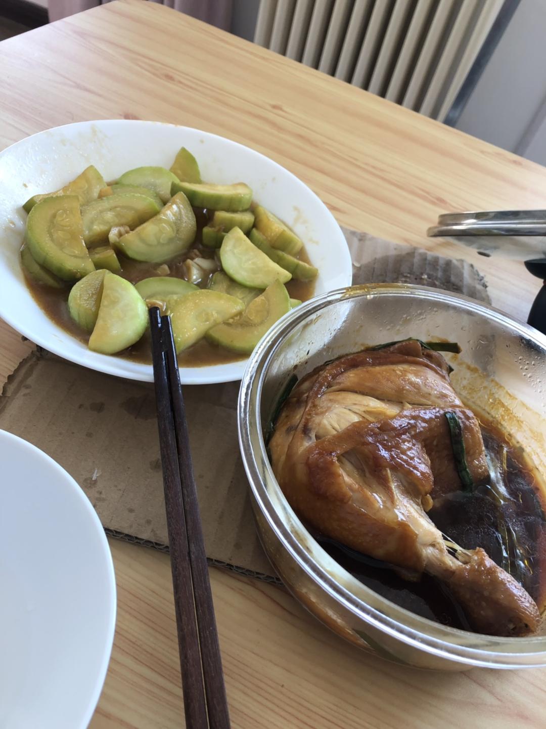 无脑微波炉鸡腿