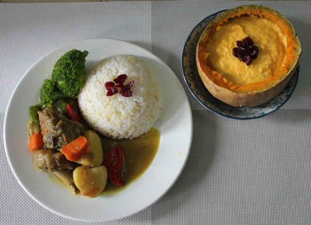 美味咖喱鸡饭