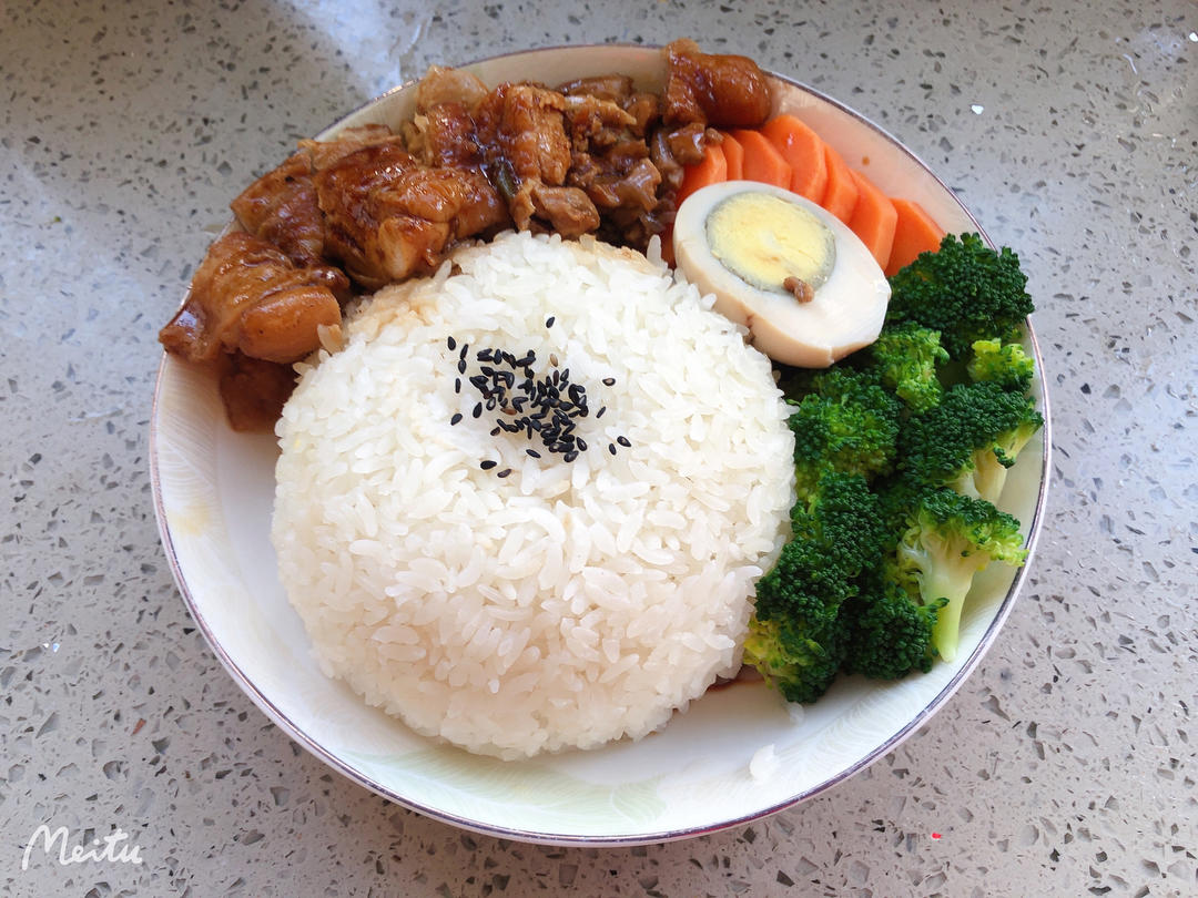 照烧鸡腿饭