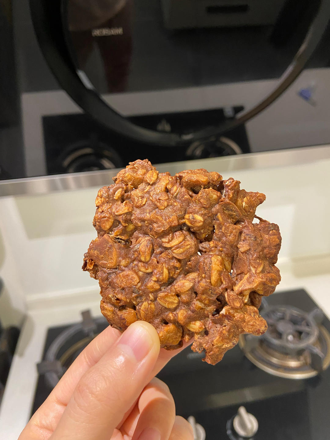 配料简单0难度 燕麦坚果巧克力脆脆饼干
