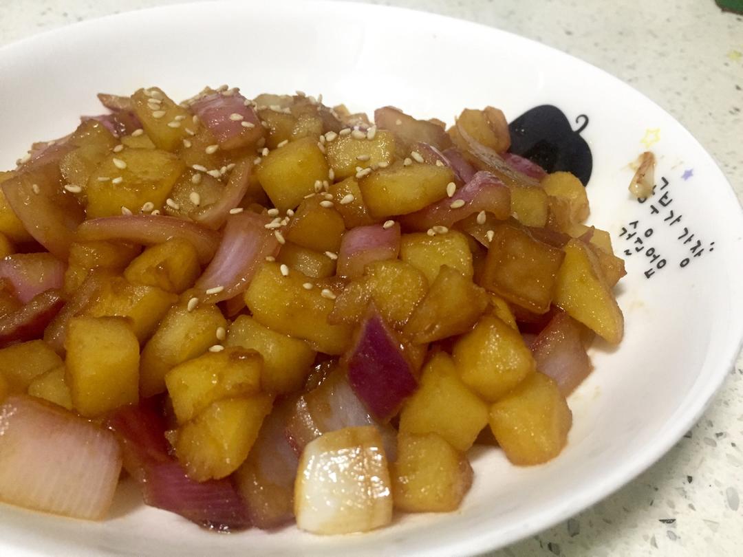 大小朋友都爱的糖醋土豆