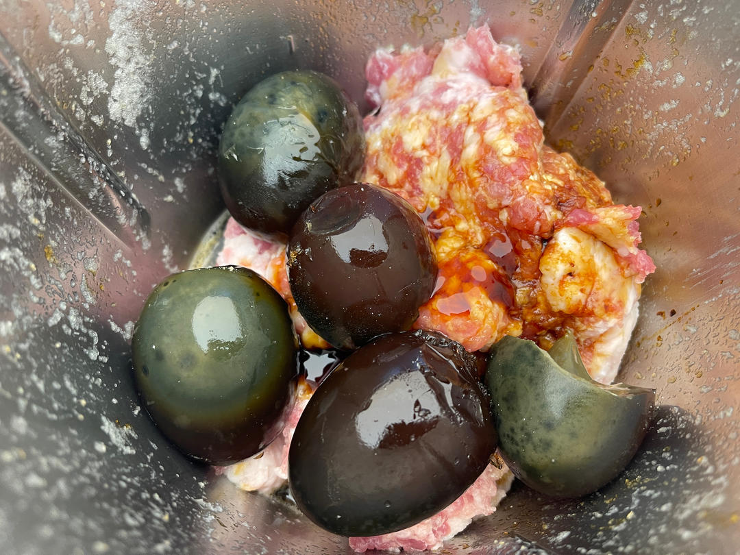 皮蛋猪肉馄饨馅
