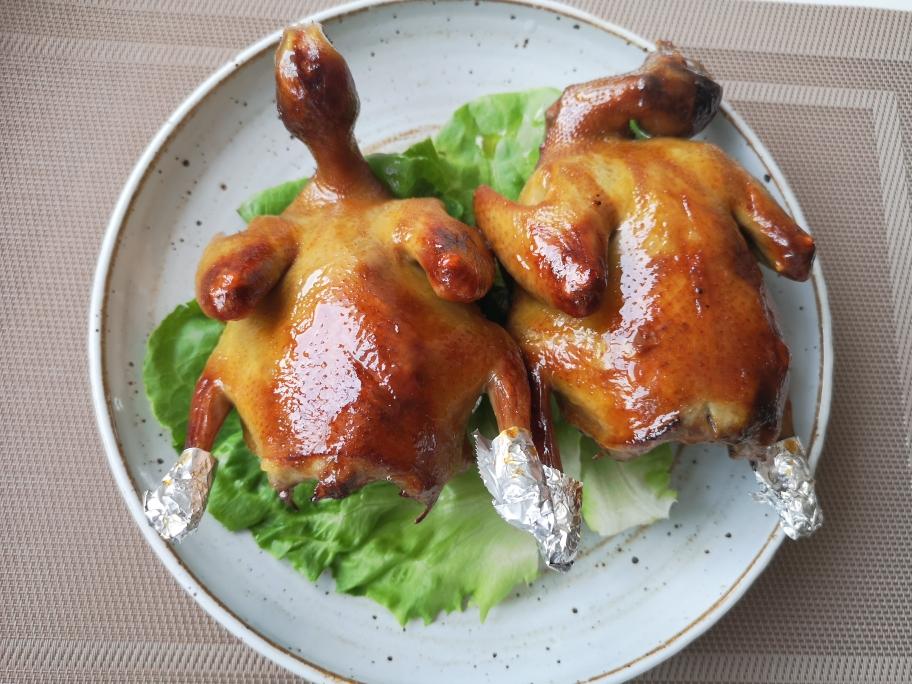 自制烤箱版烤乳鸽的做法