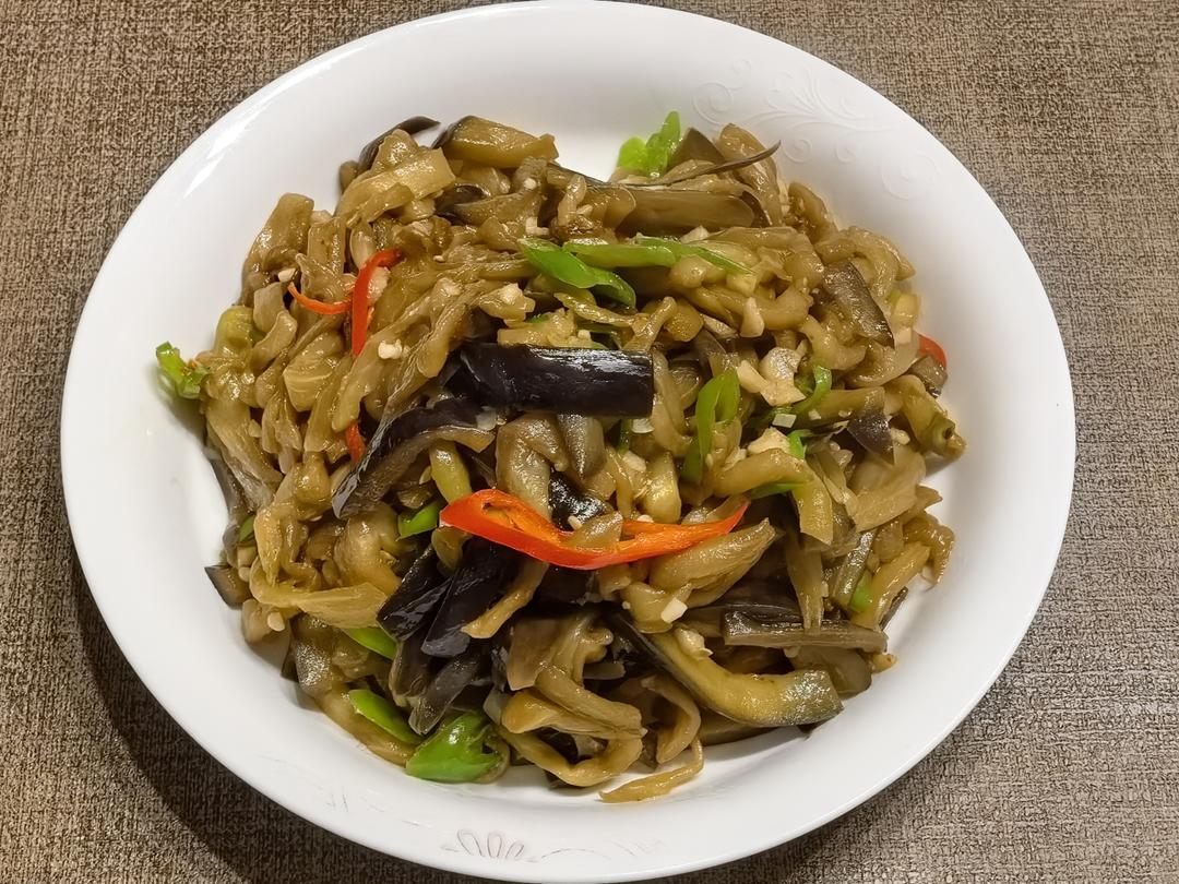 最家常的小炒茄丝