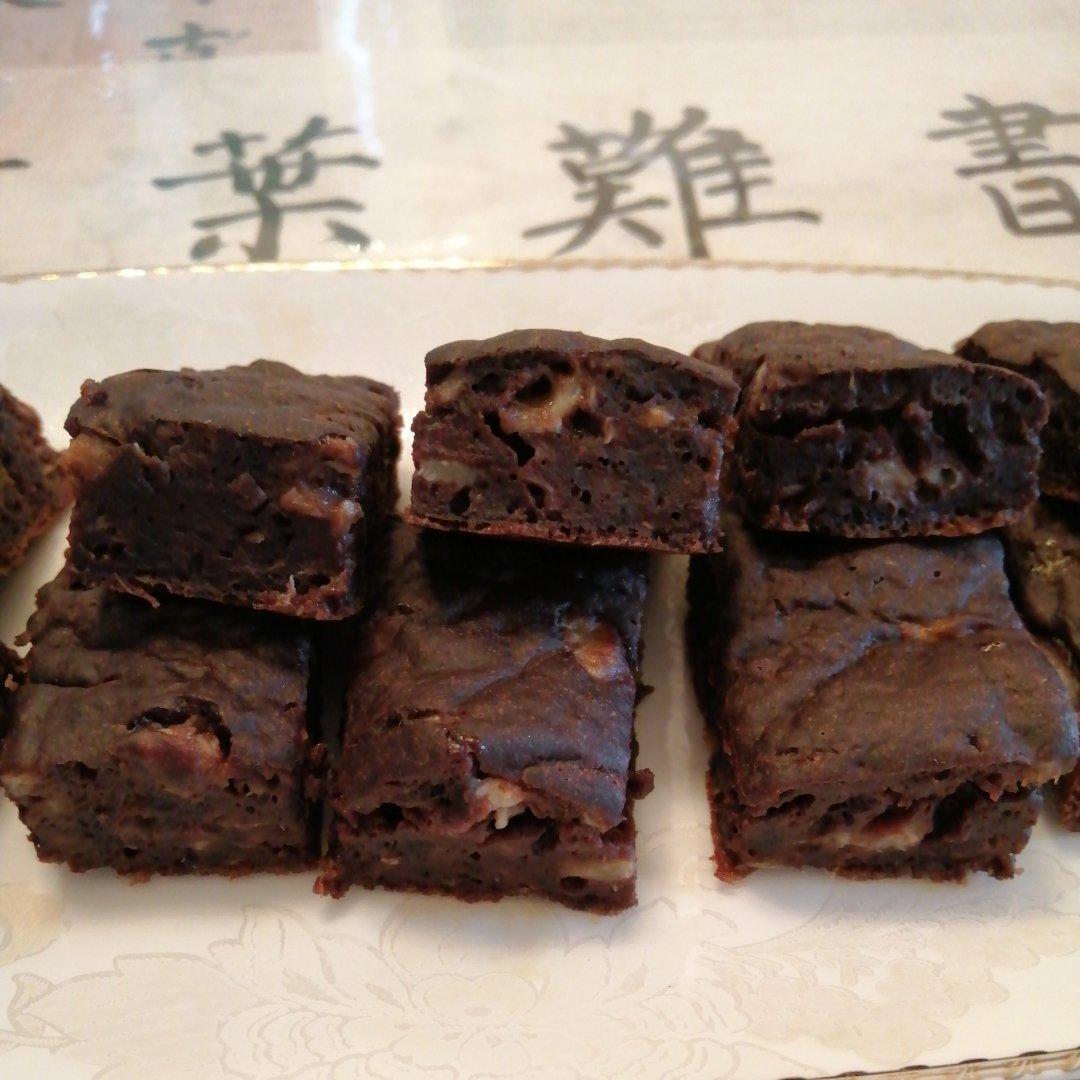 健康低卡—无糖无油可可香蕉蛋糕