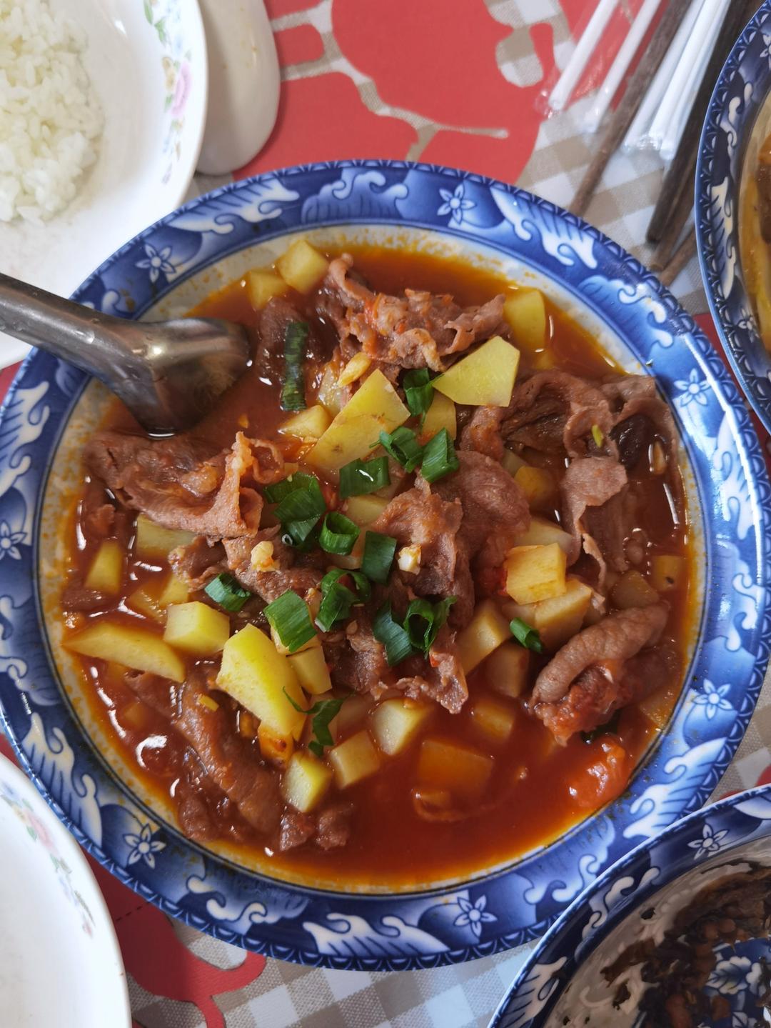 超开胃的番茄土豆肥牛汤‼️下米饭无敌了