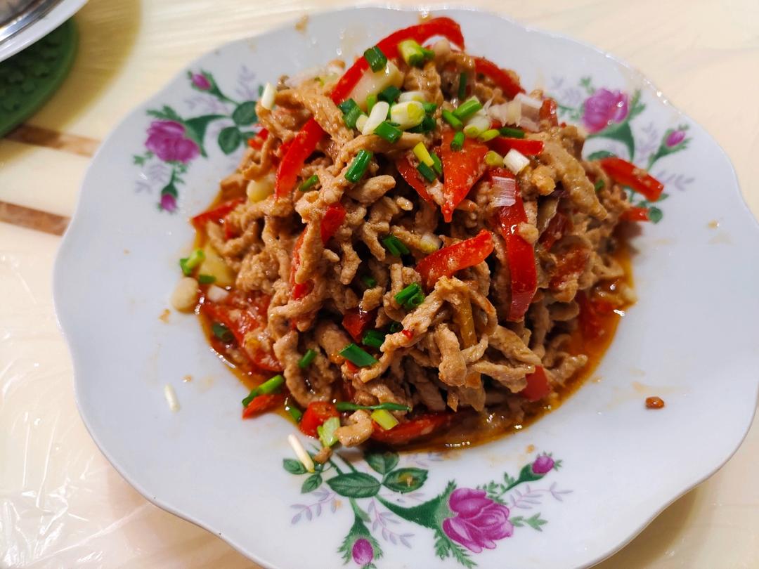 甜椒炒肉丝