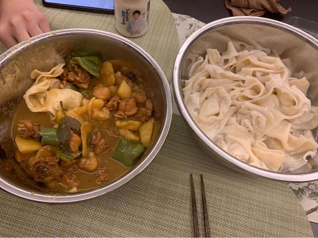 新疆特色大盘鸡（附加皮带面做法）