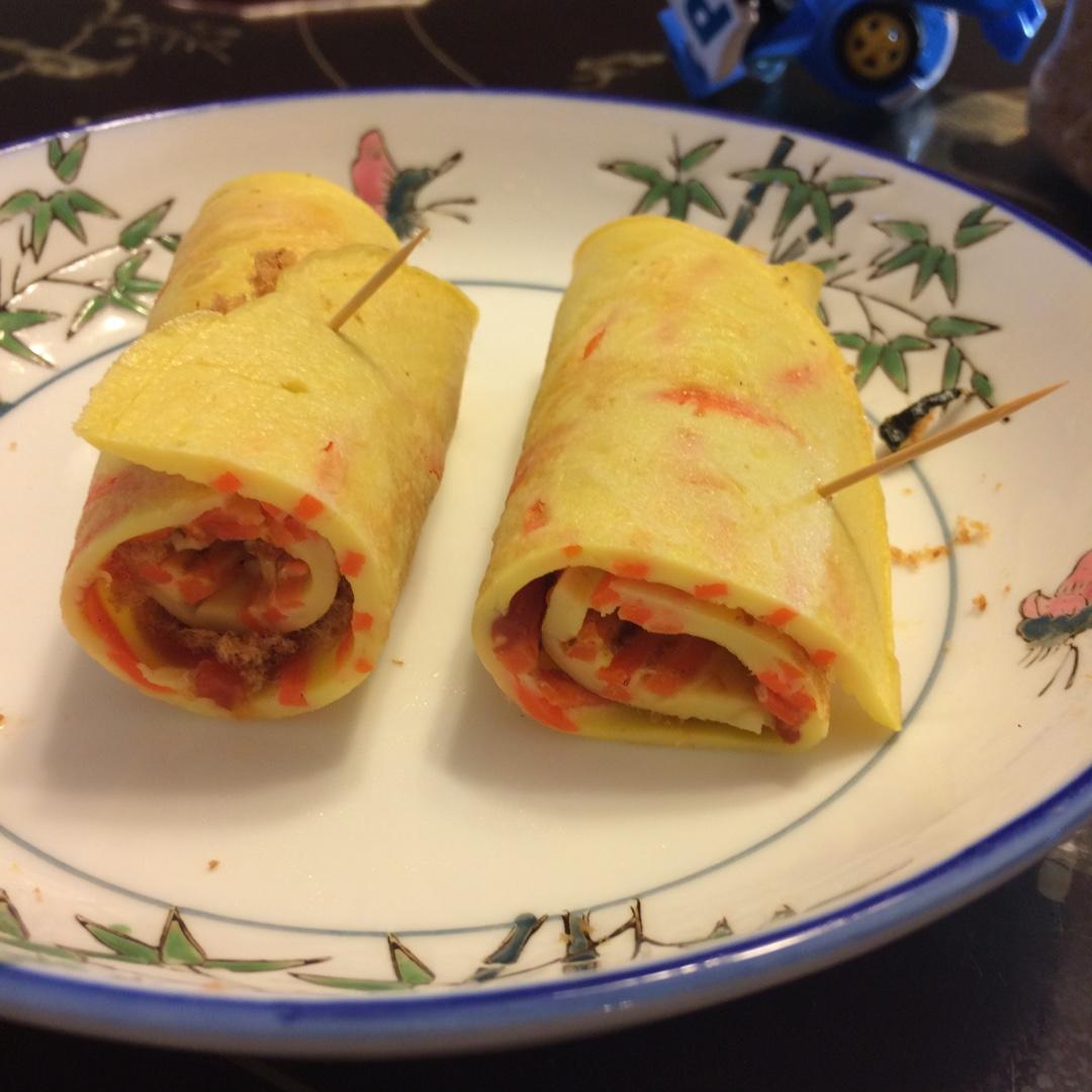 胡萝卜鸡蛋饼