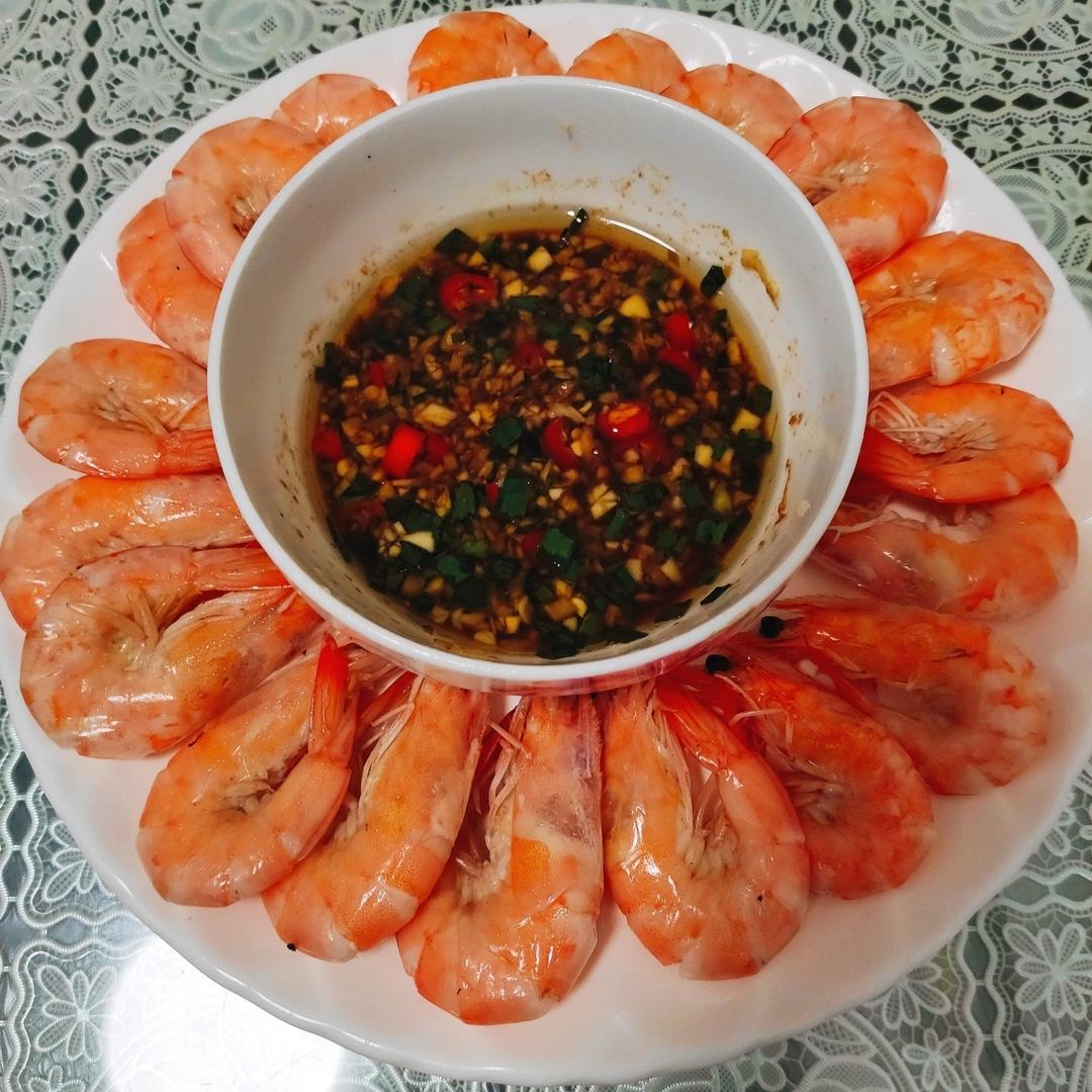 最简单的白灼虾（水煮）盐水基尾虾