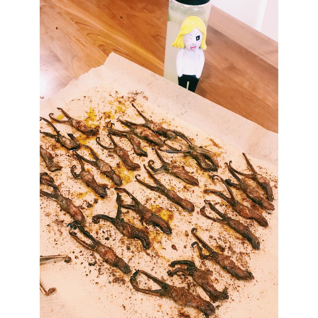 孜然烤鸭舌