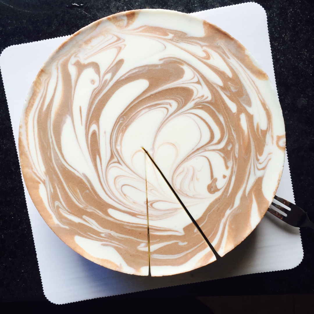 摩卡大理石冻芝士蛋糕