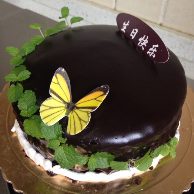 方块巧克力蛋糕