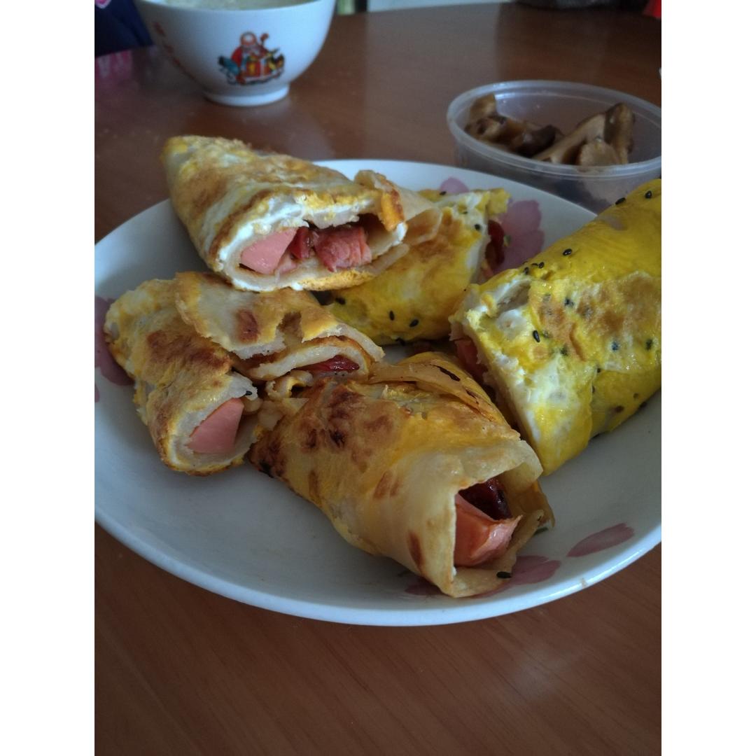 平底锅版煎饼果子