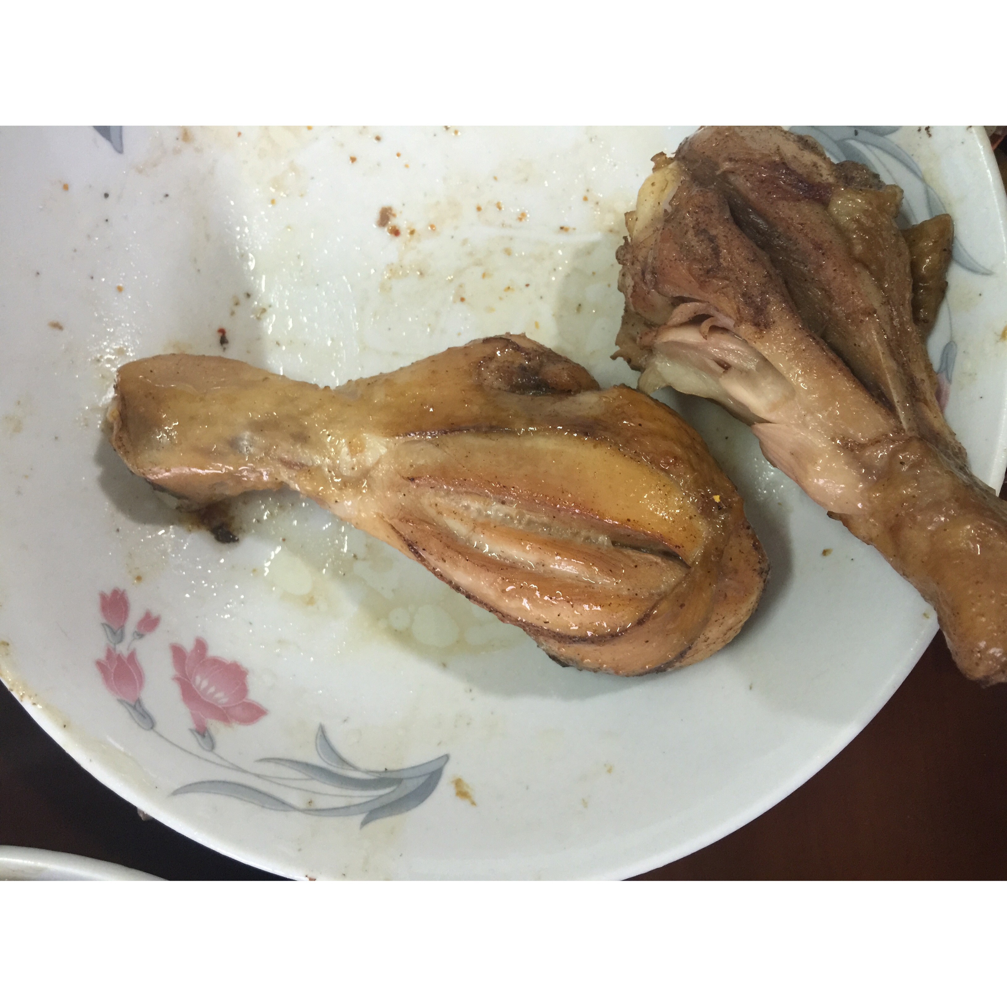 简单烤鸡腿