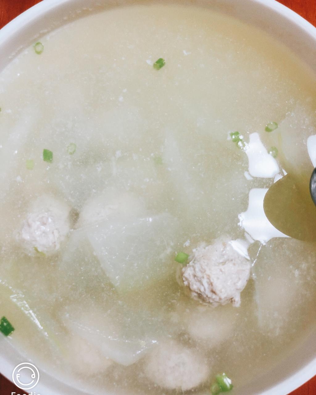 冬瓜汆丸子汤
