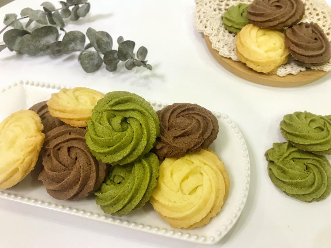 零失败花纹超级立体的黄油曲奇