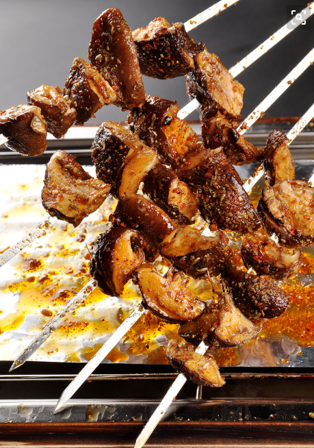 【黑醋大蒜烤香菇的做法步骤图,怎么做好吃】冷冷的涂涂_下厨房