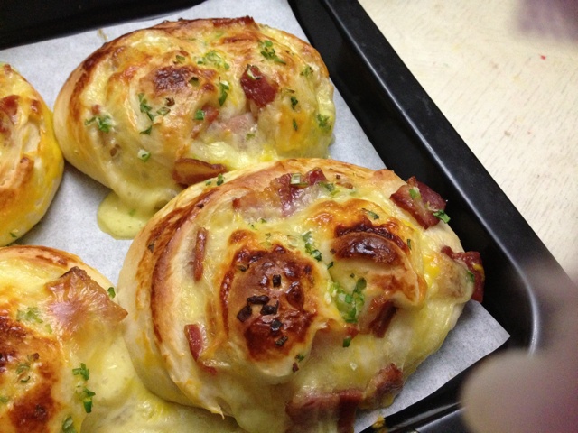 培根乳酪小面包