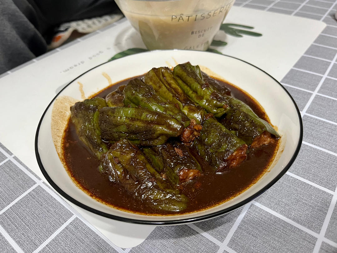 销魂青椒酿肉【超级下饭】