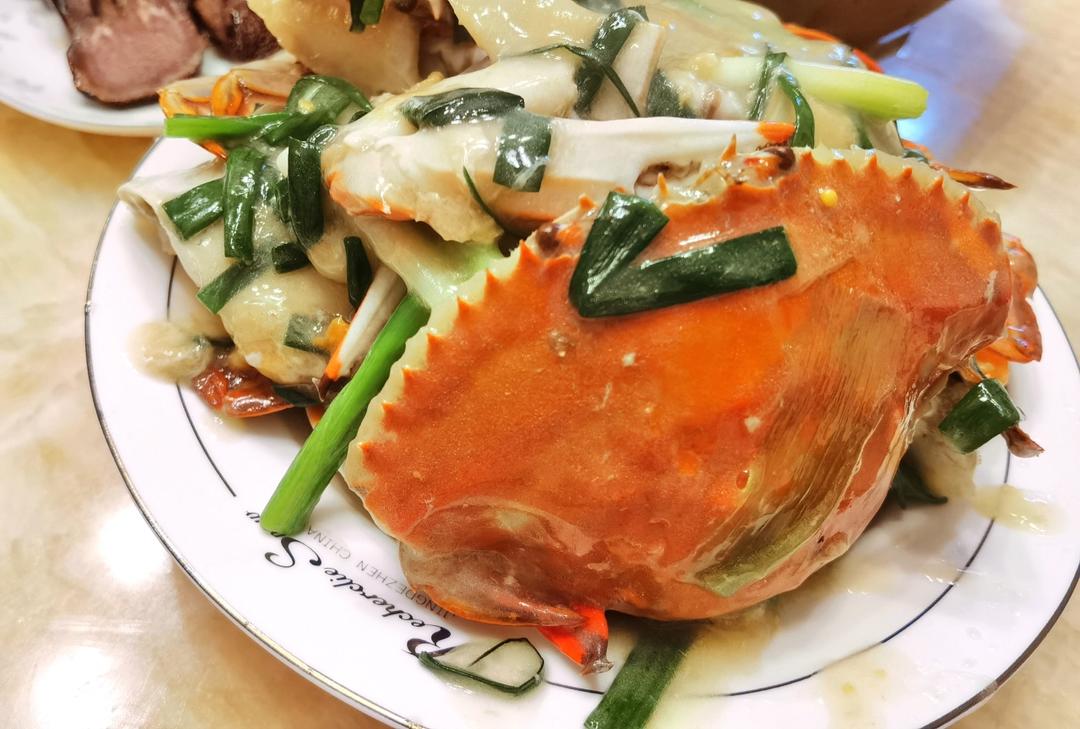 葱姜炒梭子蟹（very easy）