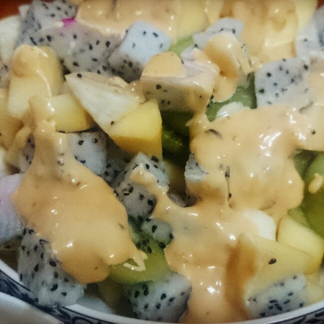 酸奶水果沙拉
