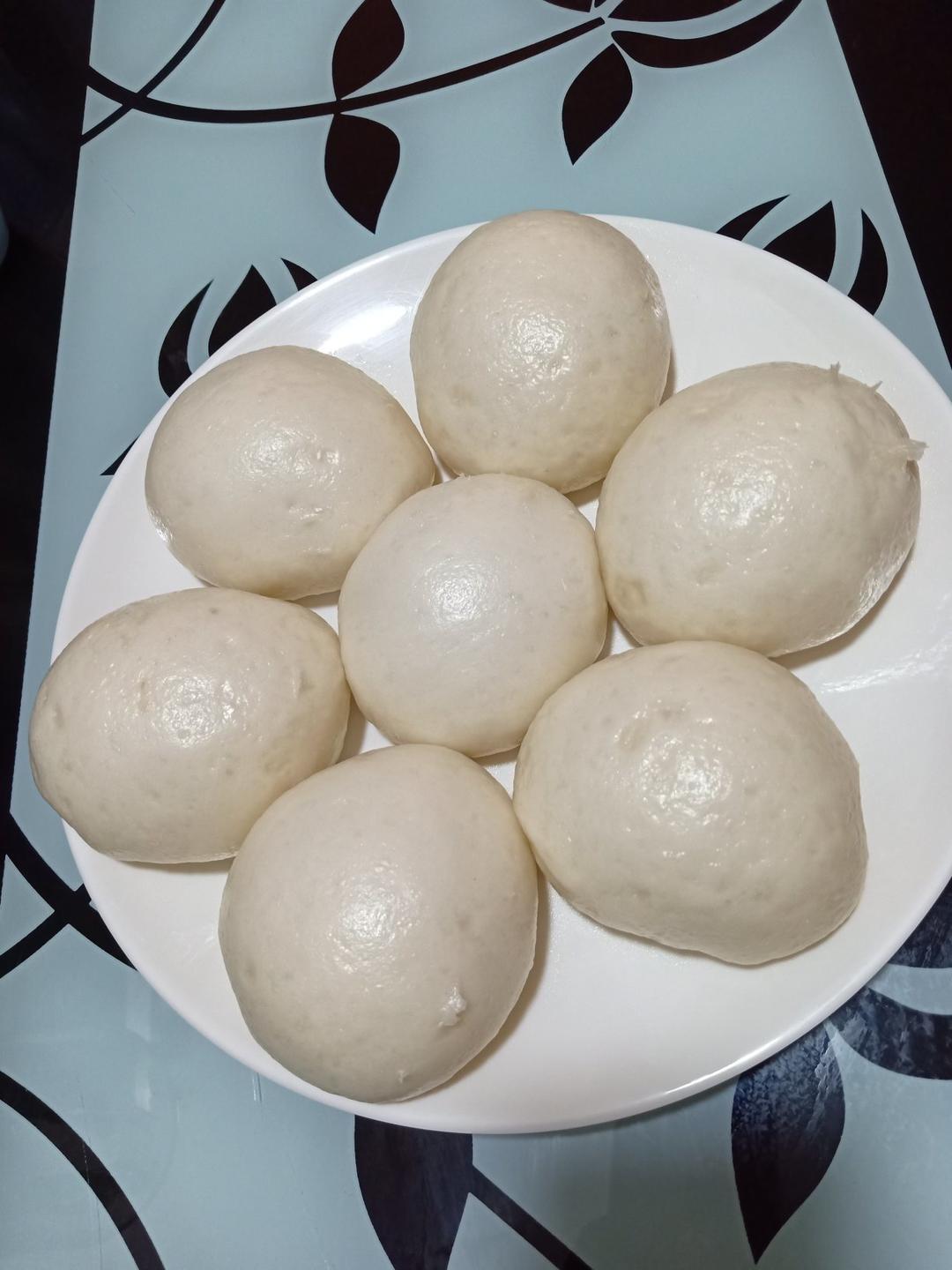 基础白面馒头，三种原材料，无任何添加