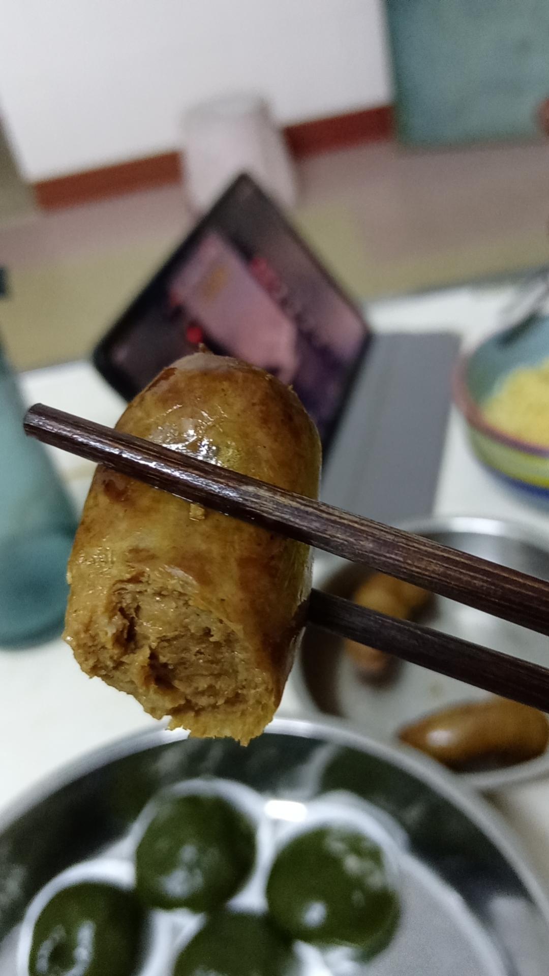 娃最爱❤️自制台湾脆皮香肠烤肠