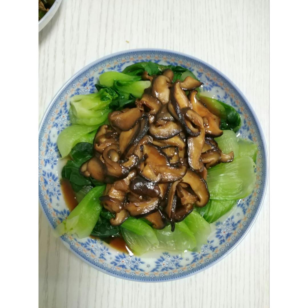 蚝油香菇油菜