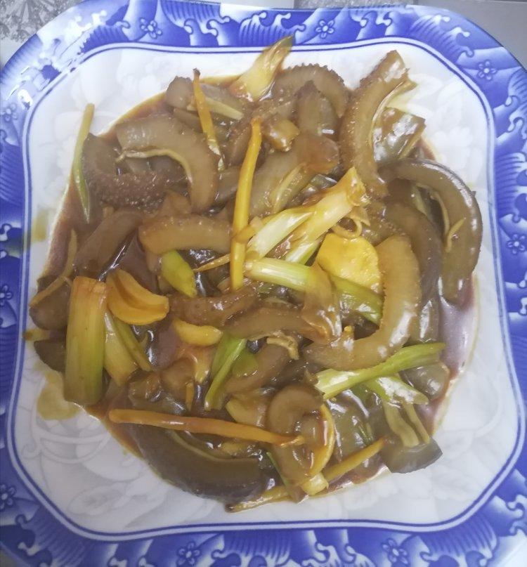 葱油烧海参