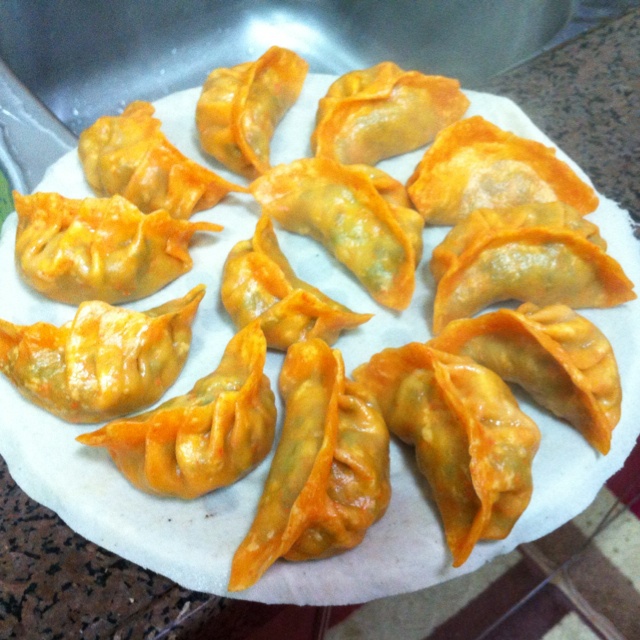 彩色饺子