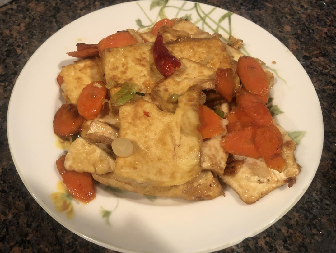 无敌好吃的香煎豆腐
