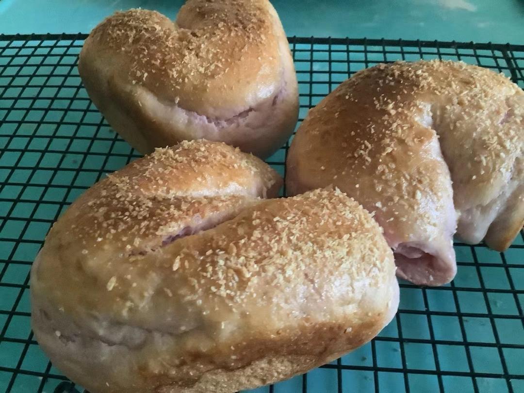 好吃到飞起的红薯软面包