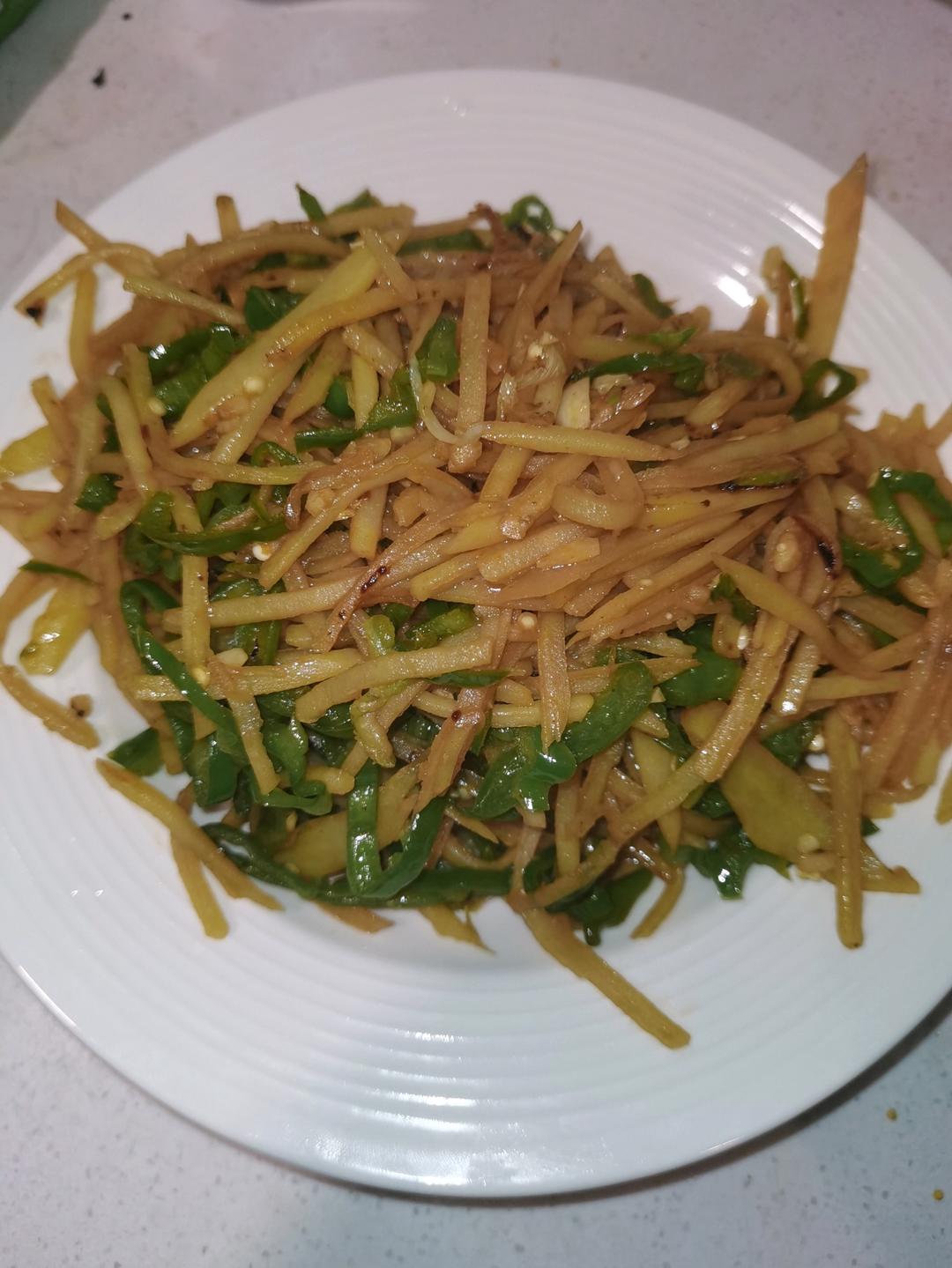青椒土豆丝
