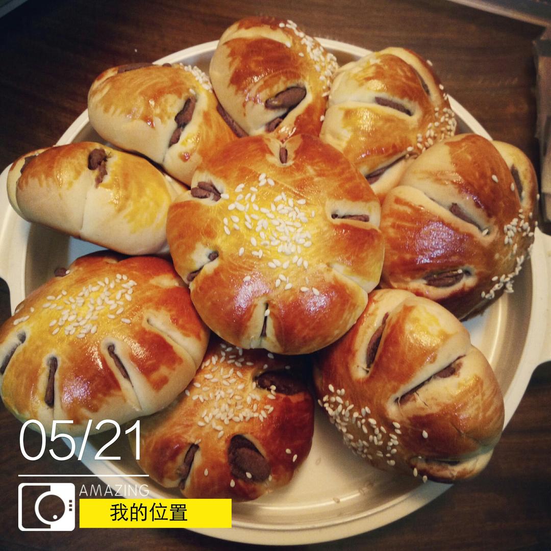 红豆面包