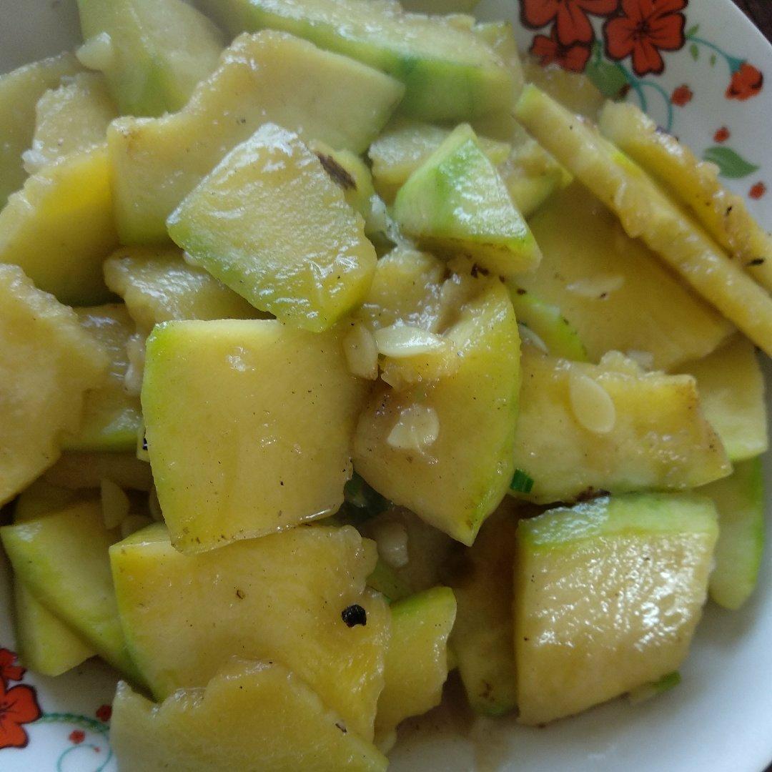 香葱炒小南瓜